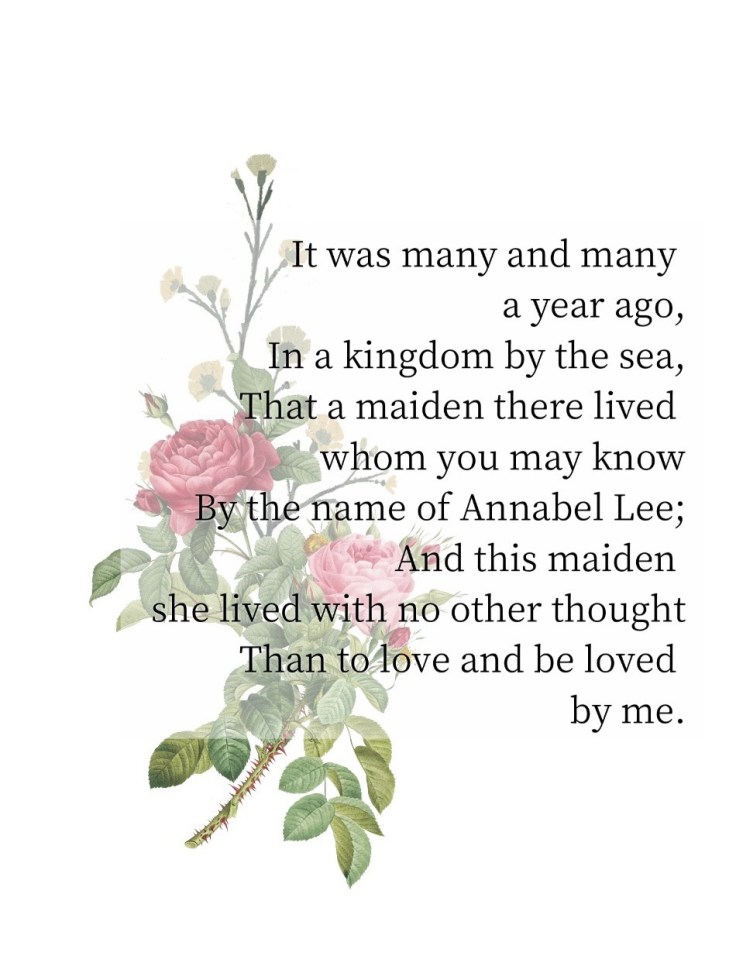 Annabelle Lee and Prayer English